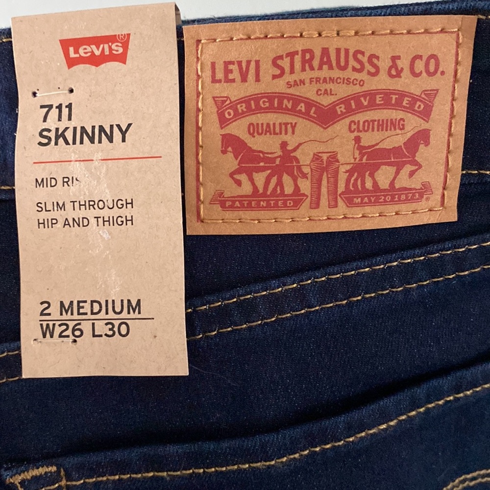 πHPπ NWT Leviβs 711 Skinnyβ¨ Size 26 - Picture 7 of 7